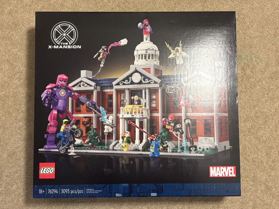 LEGO 76294 Marvel X-Men Mansion NO Minifigs Included Build ONLY. **READ** - Image 1 of 1