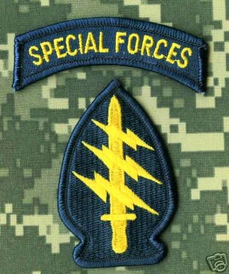 OIF OEF CTU ODA 5TH SPECIAL FORCES ABN DRESS BLUE W/TAB - Image 1 of 1
