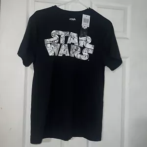 Star Wars Men Graphic Logo Short Sleeve T-Shirt Black Size M - Picture 1 of 4