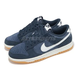 Nike Dunk Low Retro SE Armory Navy Gum Men Casual Shoes Sneakers HQ1931-400 - Picture 1 of 8