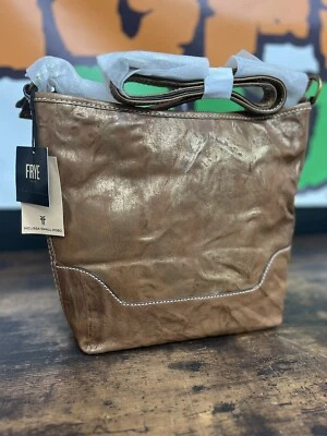 BOLSO BANDOLERA HOBO FRYE MELISSA PEQUEÑO CUERO BRONCE Foto 1 de 3