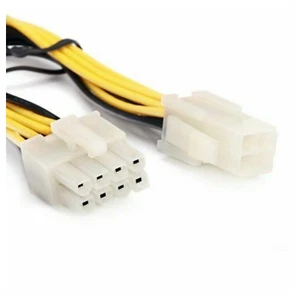 ATX 4Pin Male to 8Pin Female EPS Power Cable For Desktop Motherboard CPU Power - Afbeelding 1 van 8