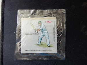 Sir Donald Bradman - 1977 Kelloggs Transfer/sticker- Letraset - Rare - UNOPENED - Picture 1 of 4