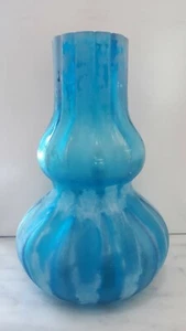 Murano glass vase Bisazza pumpkin model H 25 x 18 cm - Picture 1 of 3