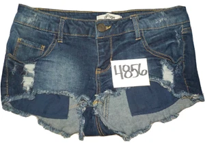 Pantalones Cortos Refuge Corte Escasa Destruida Denim Azul Mujer Talla 0 (30 x 1) - Imagen 1 de 3