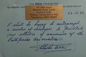 RAF Pathfinders association 5 veterans, letters - Picture 1 of 2