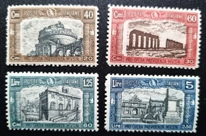 Italia Regno 1926 1^ Milizia MLH serie completa Sass. S 43 centratura eccellente - Picture 1 of 2