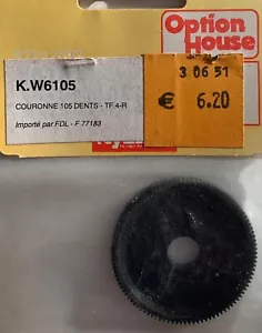 Couronne Principale 105 Dents 64dp W6105 Kyosho - Imagen 1 de 1