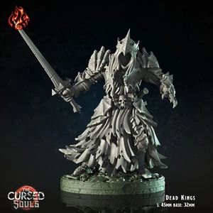 Dead Kings Undead Wraiths Dungeons and Dragons Miniature D&D Fantasy Tabletop - Picture 1 of 8