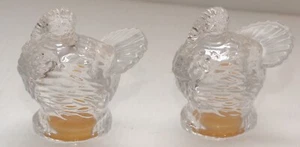Shannon Crystal by Godinger Turkeys Salt and Pepper Shakers - Picture 1 of 5