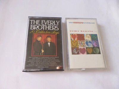 THE EVERLY BROTHERS ~ SOME HEARTS + 20 GOLDEN LOVE SONGS ~ 2X POP CASSETTE TAPES - Image 1 of 4