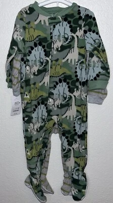 Pijama Dinosaurio Patas Polar Just one you de Carters Boy Talla 18 Meses Lote de 2 Foto 1 de 4