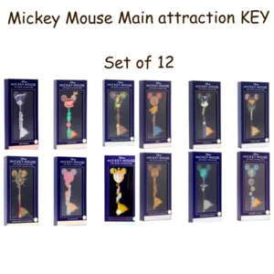 Disney Store Mickey Mouse Die Hauptattraktion Schlüssel 12er Set Eröffnungsfeier Brandneu - Bild 1 von 24