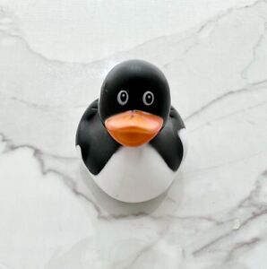Rubber Duck Orca Black Killer Whale Kids 2" Jeep Ducking Bath Water Toy NEW