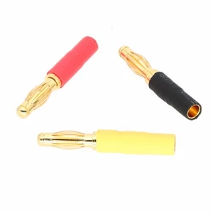 Brushless Motor Bullet 4mm Male to 3.5mm Female Banana ESC Electronic Governor - Picture 1 of 2