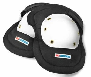 B-BRAND Riveted Cap Knee Pad Heavy Duty Lightweight Abrasion Resistant Straps - Picture 1 of 1