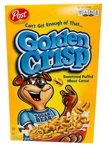 Cereal de trigo inflado endulzado naturalmente crujiente Post Golden 14,75 oz  - Imagen 1 de 1