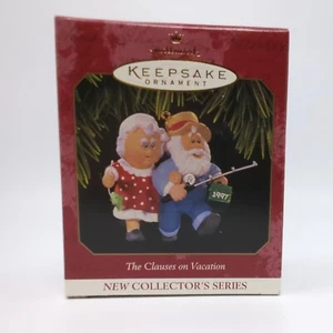 Hallmark Christmas Ornament The Clauses On Vacation, Vintage, Dated 1997 - Picture 1 of 4