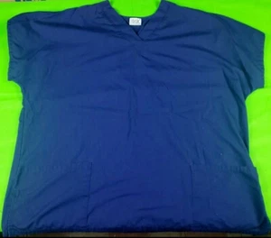 Simply Basic dark blue women's scrub top size 2XL - Picture 1 of 5