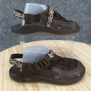 Chaco Sandals Youth 4 Paradox EcoTread Woven Slingback Brow Closed Toe Buckle - Picture 1 of 16