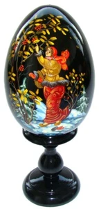Oeuf en bois - Oeuf Collection Russe - Conte Morozko - Cadeau original russe - Imagen 1 de 2
