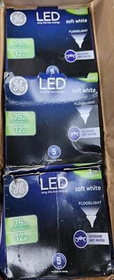 (3 Pk) GE Lighting 12w, 38446 LED Flood/Security Bulb, Par30, Soft White - Image 1 of 2