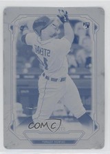 2019 Bowman Sterling Printing Plate Cyan 1/1 Christin Stewart Rookie RC 05fy