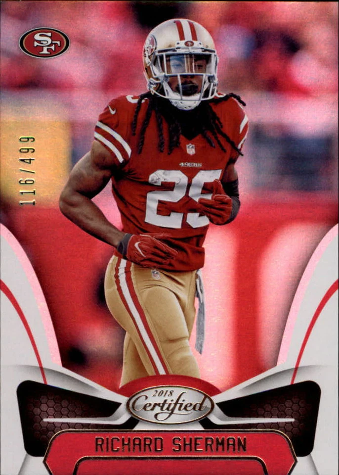 2018 CERTIFIED MIRROR SILVER FOOTBALL ASSORTED SINGLES U-PICK - Image 1 of 1