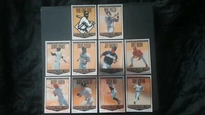 1996 Never Redeemed-RARE! Barry Bonds, Piazza Craig Biggio Predictor R52-R60  - Image 1 of 4