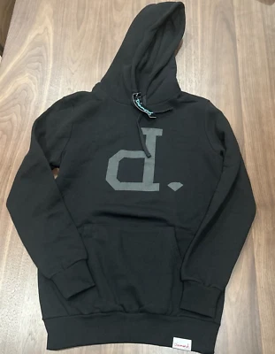 Diamond Supply Co. Para Mujer Un Polo Pullover Sudadera con Capucha Negra Talla Pequeña Foto 1 de 4