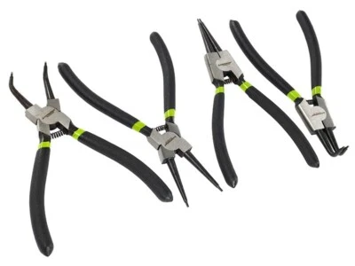 4-tlg Sprengringzangen Set Sprengring Zange Sprengringzange Seegeringzangen - Bild 1 von 4