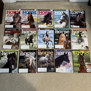 14 Horse Illustrated Magazine (Lot 1 of 3) 2012-2016 & 1 Equus PlsCDesc - Foto 1 di 17