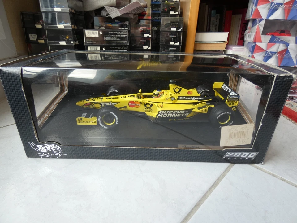 Jordan EJ10 Jarno Trulli #6 2000 1/18 Hotwheels Mattel F1 Formula 1 - Immagine 1 di 4