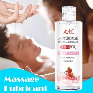 Lubrificante Gel Lubrificante Aroma Frutta Lubrificante Massaggio Lieve Sessuale Orale: - Foto 1 di 14