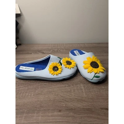 Flexus by Spring Step Women's Sunflower Embellished Slip On Slippers  EU 37 - Image 1 of 4