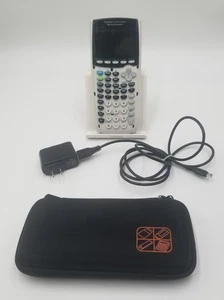 Texas Instruments TI-84 Plus C Silv Graphing Calculator W/Cord & Hard Shell Case - Picture 1 of 21