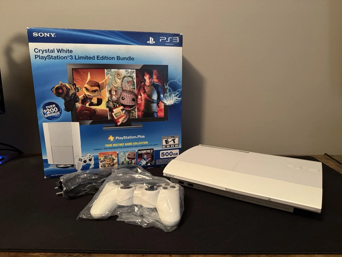 Sony PlayStation 3 - Super Slim White Video Game Consoles for sale