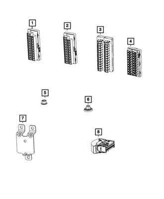 Genuine Mopar Connector Can Buss 68140647AA - Image 1 of 4