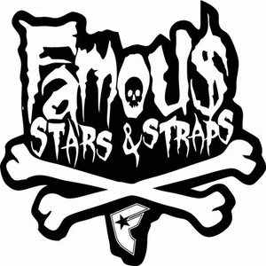Famous Stars & Straps Iconic Logo Vinyl Decal Sticker/Two Designs - Picture 1 of 2