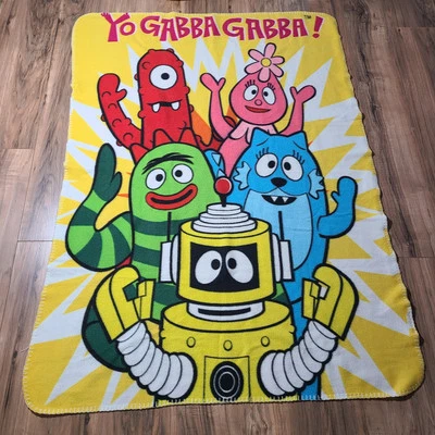 Manta ligera Yo Gabby Gabba Nickelodeon 50"×36" 2013 Foto 1 de 4
