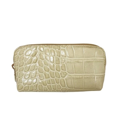 Auténtica FURLA - Bolsa de cuero gris claro Foto 1 de 4