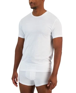 Alfani Men's 4-Pk. Classic-Fit Solid Cotton T-Shirts - Picture 1 of 1