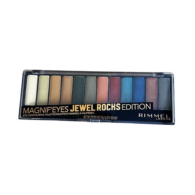 Rimmel Magnifeyes Eyeshadow Palette Jewel Rocks Edition Eye Contour New - Image 1 of 3