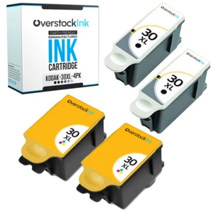 4-Pack Compatible OSI 30XL Cartridges for Kodak ESP C110 C310 C315 2150 2170 - Picture 1 of 1