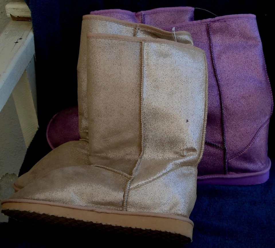 Botas Sears Metálicas Acabado Brillante - VARIAS TALLAS Y COLORES - NUEVAS Foto 1 de 1