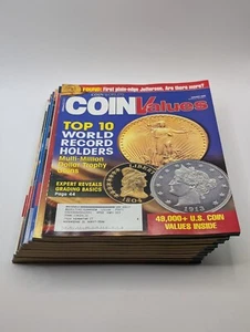 Coin Values Magazine 10 Issues  2008 - Picture 1 of 11