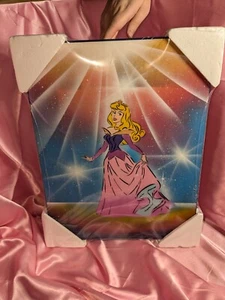 Unofficial Sleeping Beauty Beautiful Spray Paint Art Mounted- 13.5x17.5"/35x45cm - Picture 1 of 10