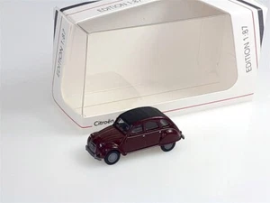 CITROEN 2CV Red - 1/87 - SCHUCO - Picture 1 of 5