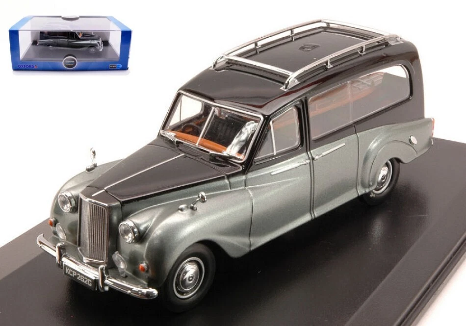 AUSTIN PRINCE HEARSE BLACK AND SILVER 1:43 - Immagine 1 di 1
