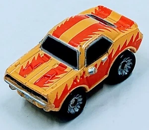 Vintage 1986 Galoob - Micro Machines - 1971 '71 Plymouth Barracuda Yellow Red - Picture 1 of 9